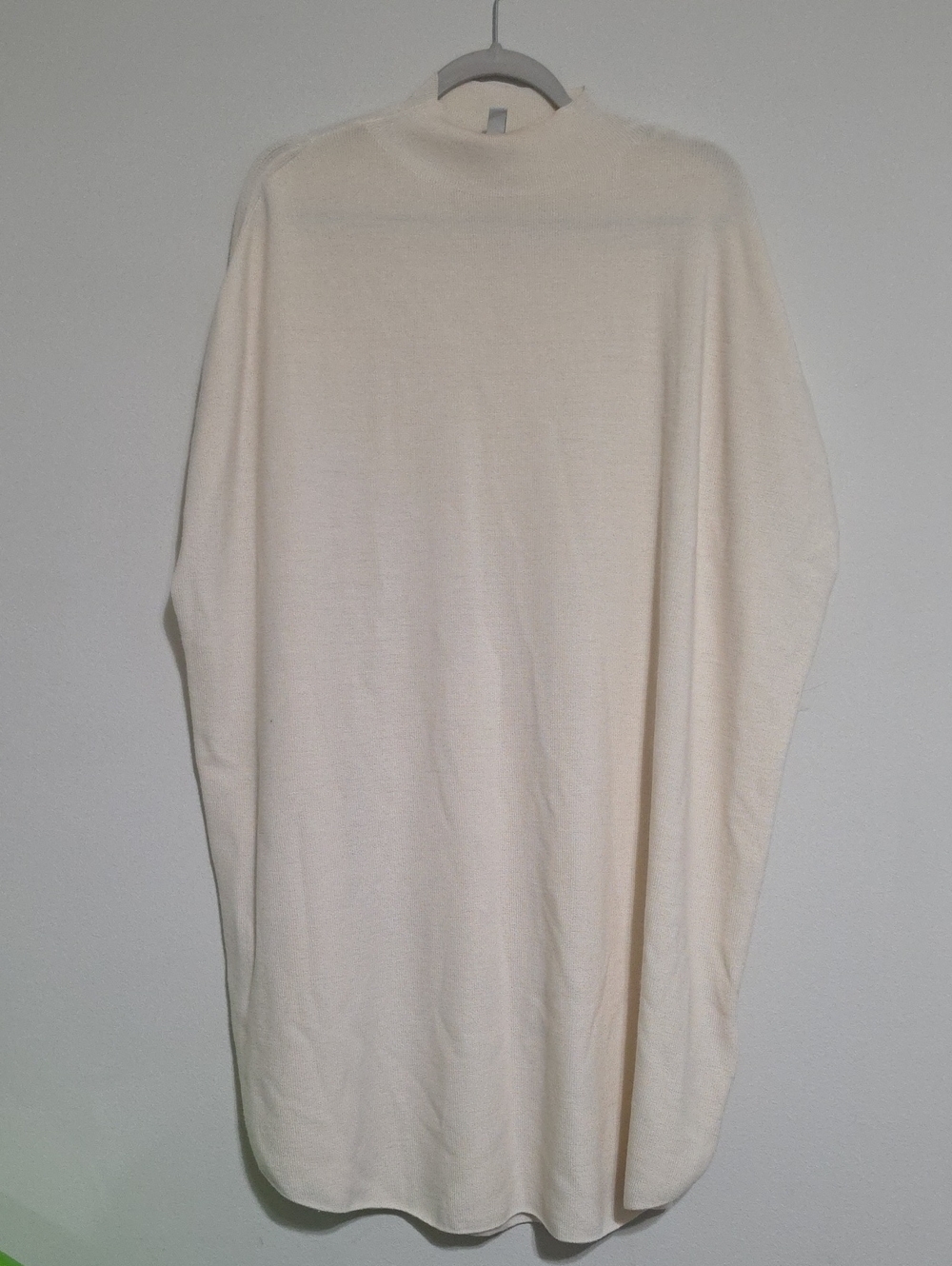 COS Cream Ribbed Knit Top